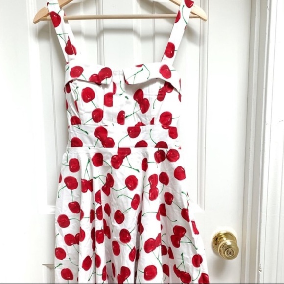 Modcloth Cherry Print Mini Dress - Picture 5 of 8